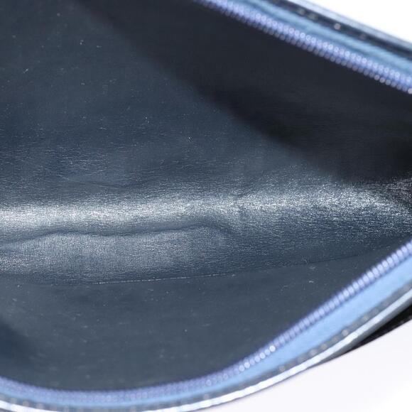 DIOR Trotter Canvas Shoulder Bag Navy Gold - Picture 11 of 16